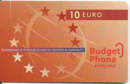 CARTE-PREPAYEE-NL-10€-BUDGET PHONE-TBE - Cartes GSM, Prépayées Et Recharges