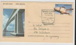Au146/  AUSTRALIEN - Aerogramme , White Cliffs 1988, Solar Power Station - Covers & Documents