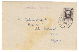 AK Claverley, Telephone Company 1 D, "Croiseur Georges Leygues 29.10.1949" Schiff Stempel Nach Algerien - ...-1840 Vorläufer