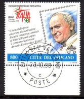 1998 VATICANO  S. GIOVANNI PAOLO II VATIKAN PAPA WOJTYLA FIRTS DAY CANCEL - Oblitérés