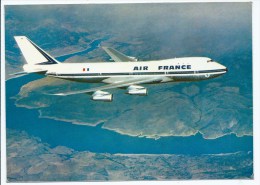CP AVION BOEING 747 AIR FRANCE EN VOL - 1946-....: Ere Moderne