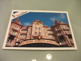 EURO DISNEY EURO DISNEYLAND HOTEL STORIA POSTALE FRANCOBOLLO COMMEMORATIVO FRANCESE - Disneyland