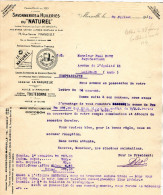 DOCUMENT COMMERCIAL SAVONNERIES & HUILERIES Du NATUREL Lessive Huile D'Arachide  Marseille /Lézignan 1931 F - Drogisterij & Parfum