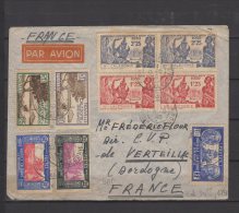 Nelle Calédonie -  Trés Belle Lettre  Donc Paire Des N° 173 Et 174 Obli/sur Lettre Pour Verteillac ( France )  - 1948 - Covers & Documents