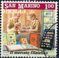 1991 San Marino - Invito Alla Filatelia L 100 - Oblitérés