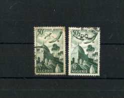 - FRANCE COLONIES . ALGERIE . TIMBRES AERIENS DE 1949/53 .  OBLITERES . - Luftpost