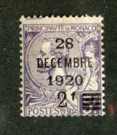 A-922  Monaco 1921   Scott #32*  Offers Welcome! - Nuevos