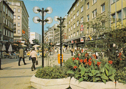 5869- MULHEIM- PEDESTRIAN STREET, RESTAURANT, STORES, POSTCARD - Muelheim A. D. Ruhr