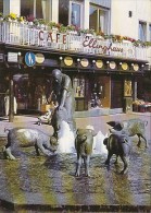 5874- BAD OEYNHAUSEN- SPA TOWN, PIG FOUNTAIN, COFFEE SHOP, POSTCARD - Bad Oeynhausen