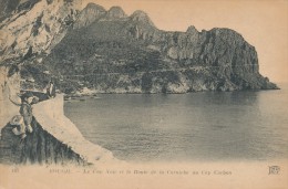 ALGERIA LE CAP NOIR ET LA ROUGE DE LA CORNICHE AU CAP CARBON 1923 - Bejaia (Bougie)