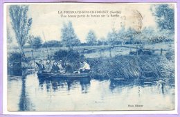 72 - La FRESNAYE Sur CHEDOUET --  Une Bonne Partie De Bateau Sur... - La Fresnaye Sur Chédouet