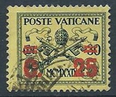 1931 VATICANO USATO GIALLINO - VN1 - Gebraucht