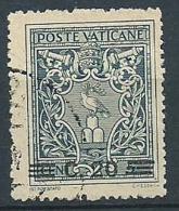 1945-46 VATICANO USATO MEDAGLIONCINI SOPRASTAMPATO 20 CENT - VN1 - Gebraucht