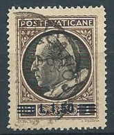 1945-46 VATICANO USATO MEDAGLIONCINI SOPRASTAMPATO 1,50 LIRE - VN1 - Gebraucht