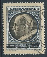 1945-46 VATICANO USATO MEDAGLIONCINI SOPRASTAMPATO 5 LIRE - VN1 - Gebraucht