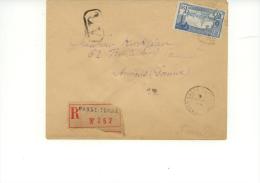 N°117 Sur Lettre Rec. De Basse Terre Pour Amiens Du 9-3-29 - Lettres & Documents