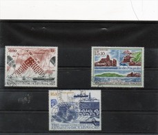 3 Valeurs Des TAAF O/b - Used Stamps