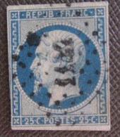 1849-50 - #10 25c Bleu Presidence B Avec Une Marge Courte - Cote: 65euros - 1852 Louis-Napoleon