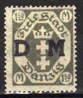 Danzig Dienstmarken 1922 Mi 22 * [021114L] - Dienstmarken