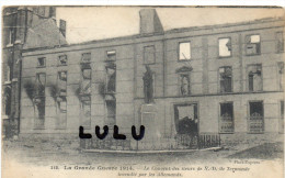 Belgique ; Guerre 1914 Le Couvent Des Soeurs De Notre Dame De Termonde Incendié Par Les Allemands - Dendermonde