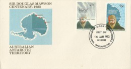 Australian Antarctic Territory 1982 Mawson Casey Base, FDC - FDC