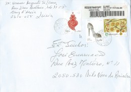 TIMBRES - STAMPS - LETTRE RECOMMANDÉ - PORTUGAL - TIMBRES ARTS (JOANA DE VASCONCELOS) ET TAPISSERIE - Storia Postale