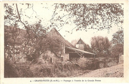 Dépt 77 - GRANDPUITS-BAILLY-CARROIS - Grand-Puits - Paysage à L'entrée De La Grande Ferme - (Édition Martin) - Baillycarrois