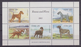 Ireland 1983 Fauna & Flora / Dogs M/s ** Mnh (F2407) - Blokken & Velletjes