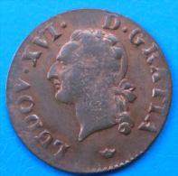 Louis XVI Liard 1789 M TOULOUSE , QUALITE ! - 1774-1791 Ludwig XVI.