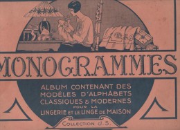 ALBUM  MONOGRAMMES  - Collection J.S Modèles D'alphabets Classiques & Modernes - Other Plans