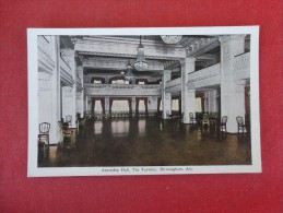 - Alabama> Birmingham   Assembly Hall The Tutwiler  Ref 1582 - Altri & Non Classificati