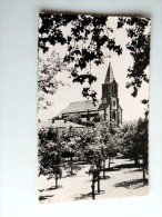 Carte Postale Ancienne : MEDEA : L' Eglise , Timbre 1960 - Médéa
