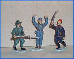 CBG Collection Hachette  Lot De 3 Soldats 1914/18 (hauteur  70m/m) - Tin Soldiers