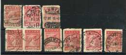 - GRECE  1911/23 . TIMBRES DE 1911/22  . OBLITERATIONS . - Affrancature E Annulli Meccanici (pubblicitari)