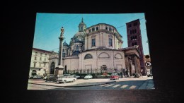 C-18189 CARTOLINA TORINO - CHIESA DELLA CONSOLATA - ARCHITETTO GUARINI - AUTO D'EPOCA - Églises