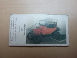 Ticket De Pesée Sté Anonyme Fr. DES APPAREILS AUTOMATIQUES "Série Musées De L´automobile - ZEBRE SPIDER 1909" - Sonstige & Ohne Zuordnung