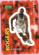 Sticker - UPPER DECK, 1997. - Basket / Basketball, No 55 - Rodney Rogers, Los Angeles Clippers - Other & Unclassified