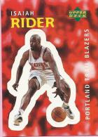 Sticker - UPPER DECK, 1997. - Basket / Basketball, No 98 - Isaiah Rider, Portland Trail Blazers - Autres & Non Classés