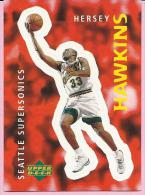 Sticker - UPPER DECK, 1997. - Basket / Basketball, No 126 - Hersey Hawkins, Seattle Supersonics - Altri & Non Classificati