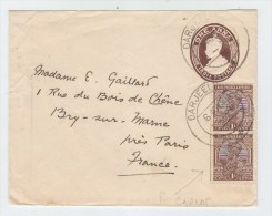 India/France R CARNET FRANKING UPRATED PSE 1928 - Altri & Non Classificati