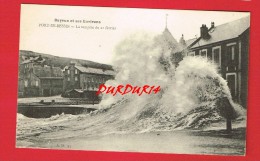 Calvados - PORT EN BESSIN - La Tempête Du 21 Février - Port-en-Bessin-Huppain