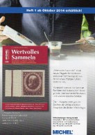 MICHEL Wertvolles Sammeln 1/2014 Neu 15€ Sammel-Objekte Luxus Informationen Of The World New Special Magazine Of Germany - Holandés (desde 1941)