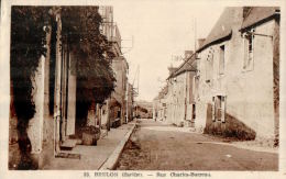 CPA    BRULON    Rue Charles Barreau - Brulon