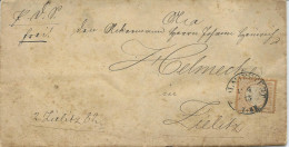 LETTRE DE 1873 AVEC UN TIMBRE A 1/2 GROSCHEN - Briefe U. Dokumente