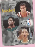 Sticker - UPPER DECK, 1997. - Basket / Basketball, NBA, No 46 / 134 / 236 - Autres & Non Classés