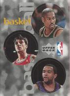 Sticker - UPPER DECK, 1997. - Basket / Basketball, NBA, No 132 / 207 / 319 - Sonstige & Ohne Zuordnung