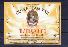 CUVEE Jean XXII - (Lirac) - Religions