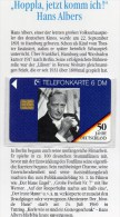 50Jahre Deutschland TK O 1766/94 ** 30€ Telefonkarte Jetzt Komme Ich Schauspieler Hans Albers Artist Telecard Of Germany - O-Series : Customers Sets