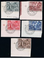 1951 - VATICAN - VATICANO - VATIKAN - DU1 - OBLITERATED SET OF  5 - Gebraucht