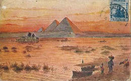 Egypte   , CAIRO  ,   PYRAMIDS    ( Voir Verso ) - Pyramiden